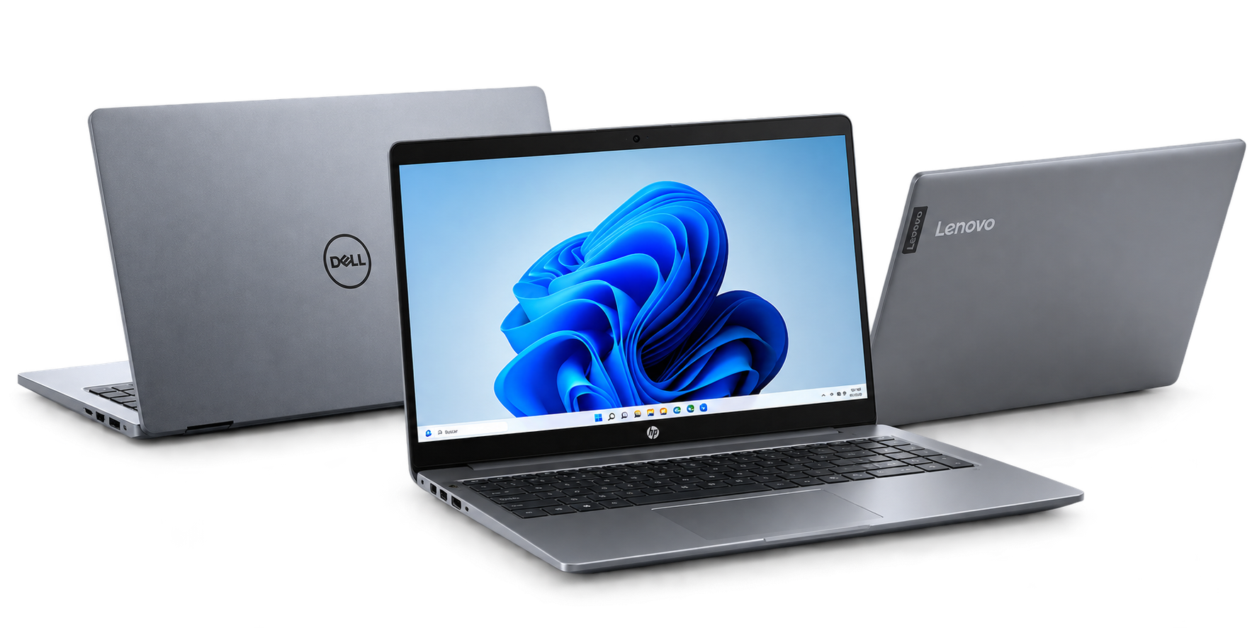 Laptops Dell, HP y Lenovo listas para equipar tu empresa